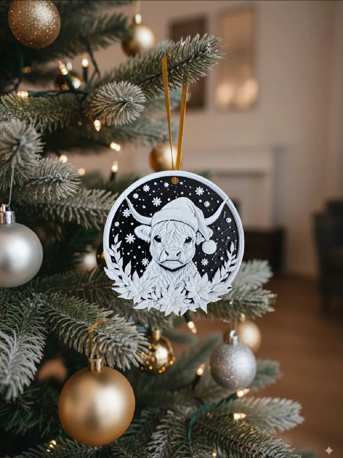 X-Mas decoration - highland cow