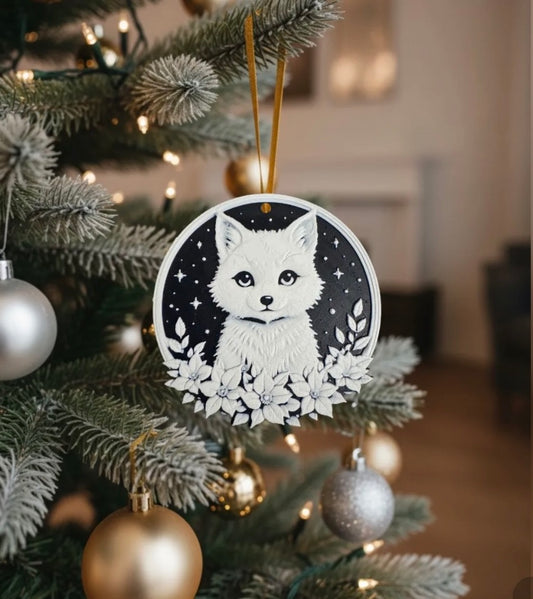 X-Mas decoration - arctic fox