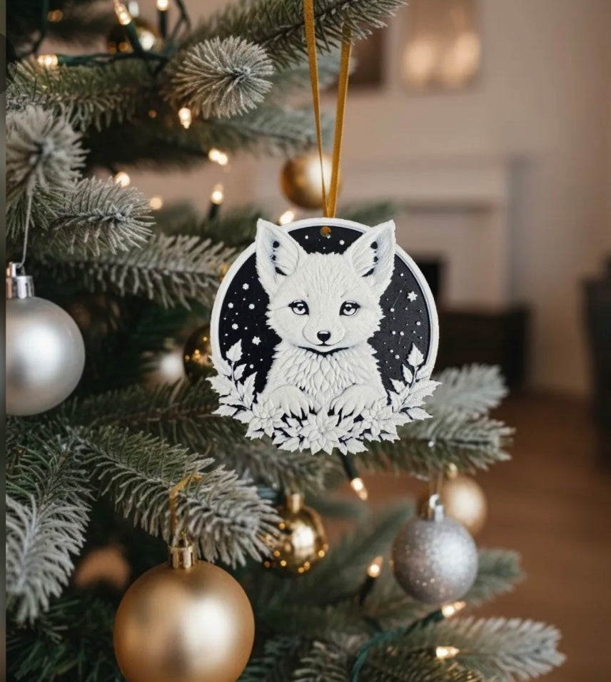X-Mas decoration - arctic fox