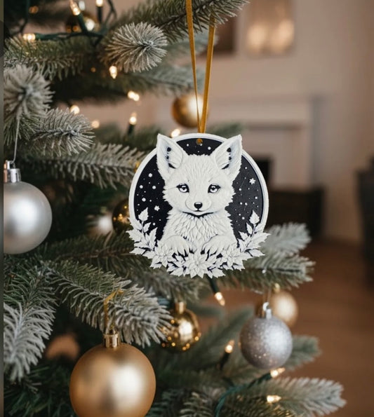 X-Mas decoration - arctic fox