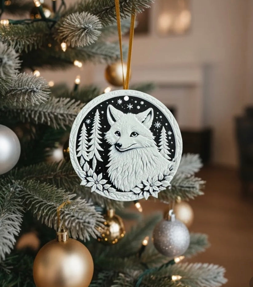 X-Mas decoration - arctic fox